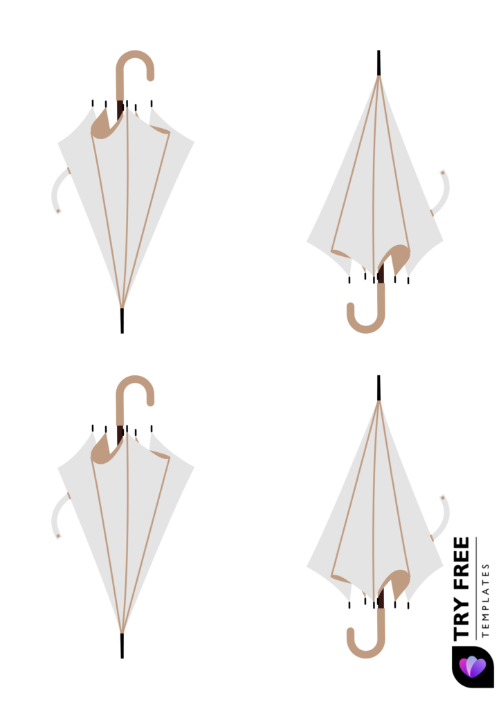 Printable Umbrella Templates