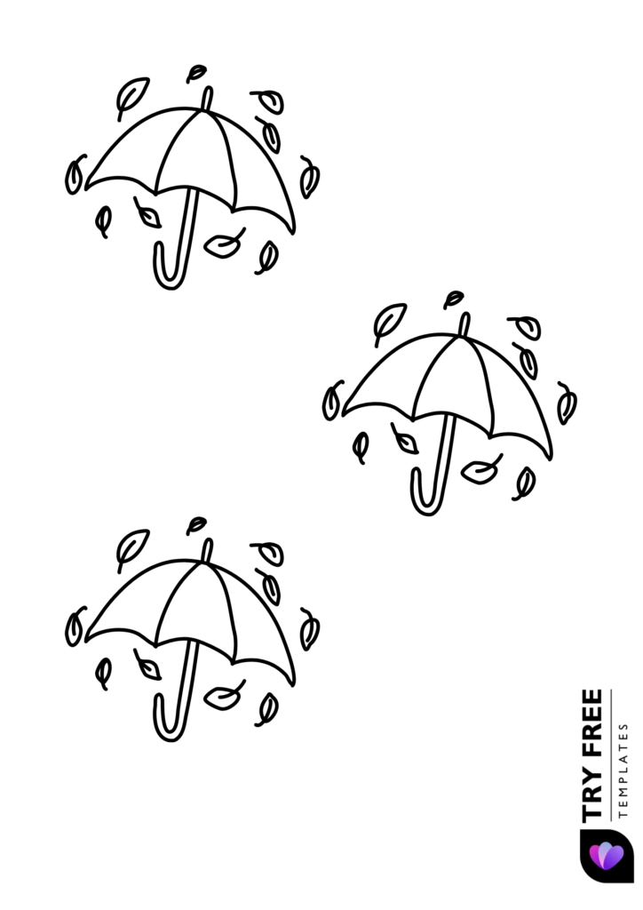 Printable Umbrella Templates