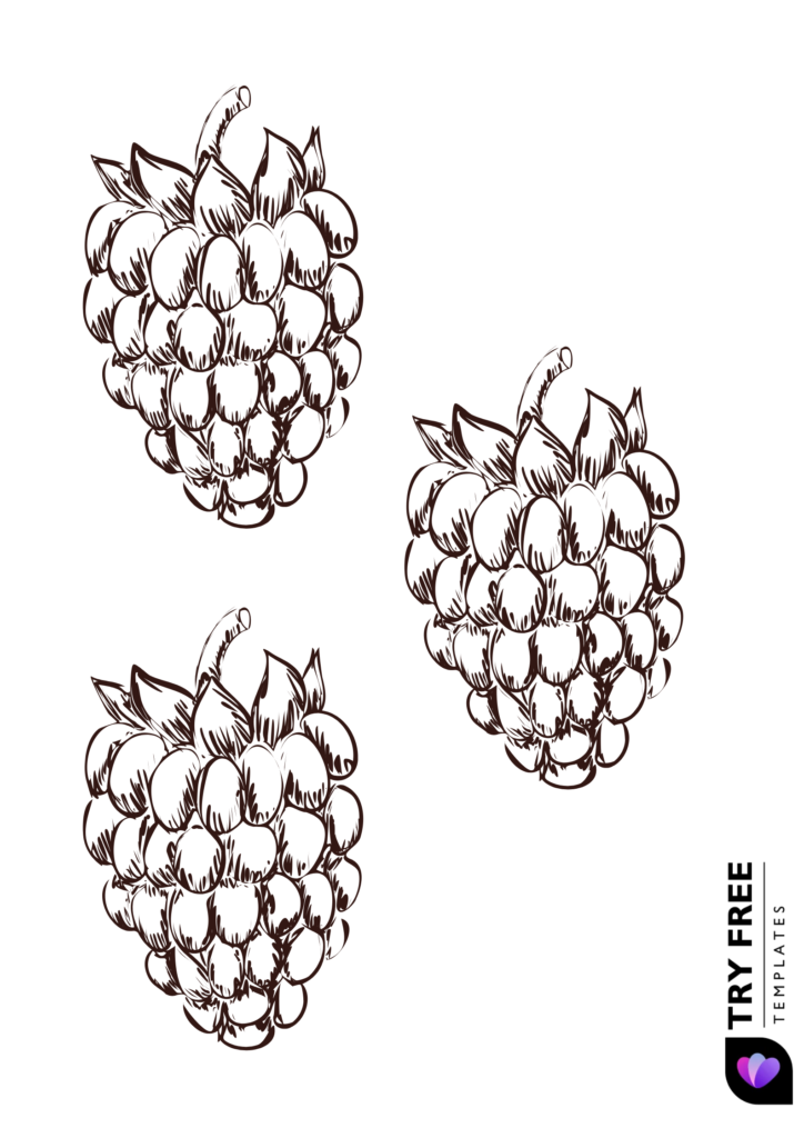 Free Medium Strawberry Template