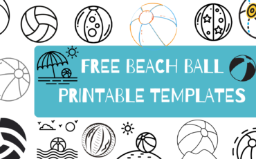 Printable Beach ball templates