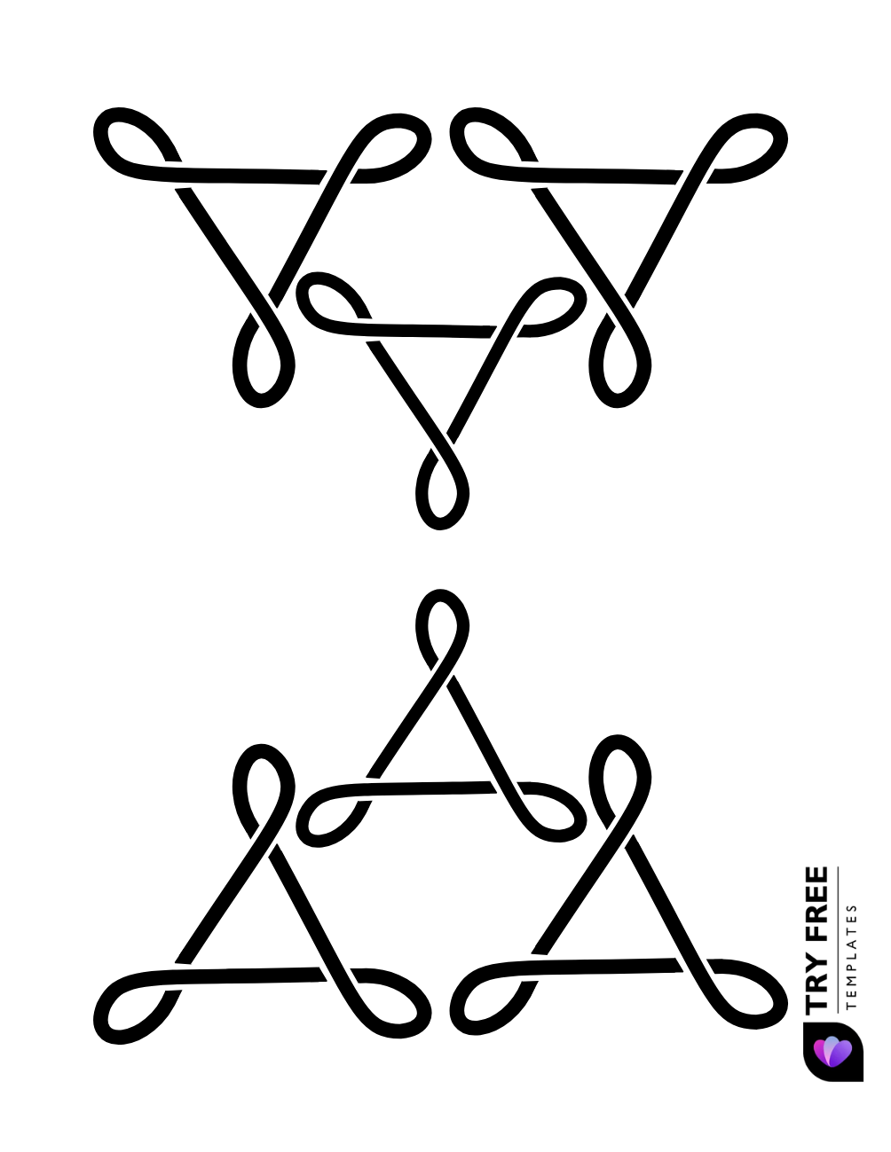 Free Printable Triangle Templates for Crafts and Education - Try Free ...