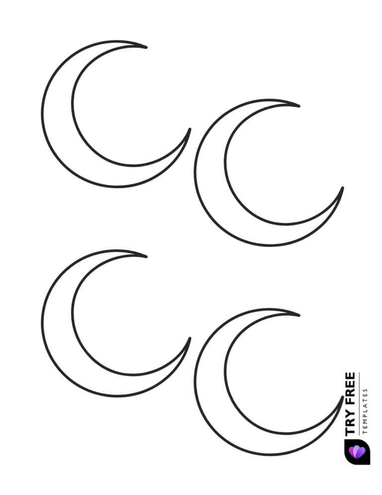 Printable Moon Templates - Try Free Templates