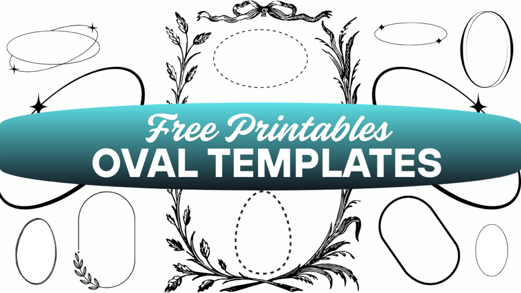 Printable Oval Templates