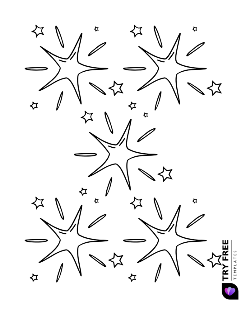 Free Printable Star Templates for Crafts and Decorations - Try Free