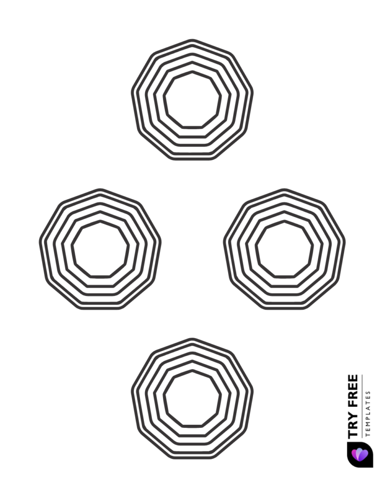 Printable Octagon Templates for Crafts and Decoration - Try Free Templates