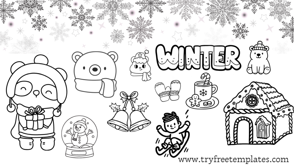 Winter Coloring pages