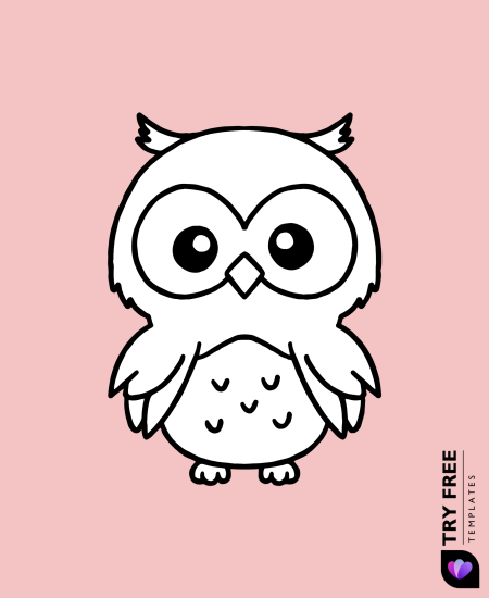 Easy Owl Drawings