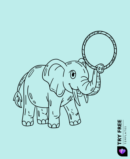 Elephant with a Ring