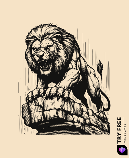 Lion Roar Power Drawings