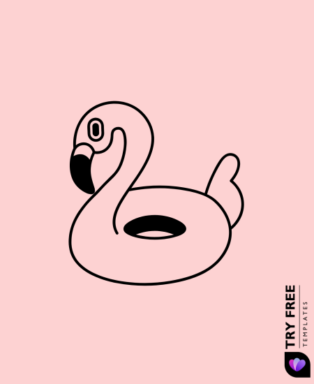 Flamingo Pool Float