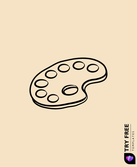 Painter’s Palette Doodle
