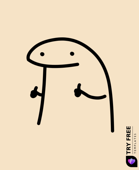 Thumbs-Up Blob Buddy