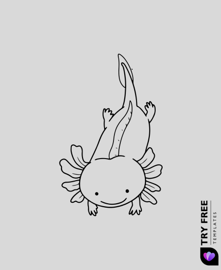 Happy Axolotl Friend