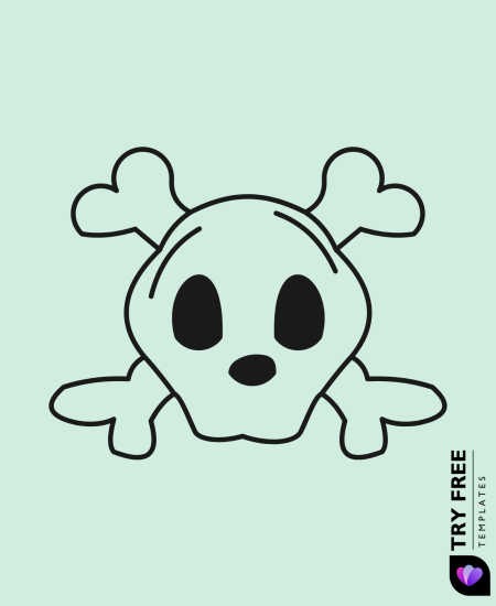 Adorable Skull and Crossbones