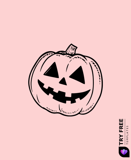 Smiling Jack-o'-Lantern