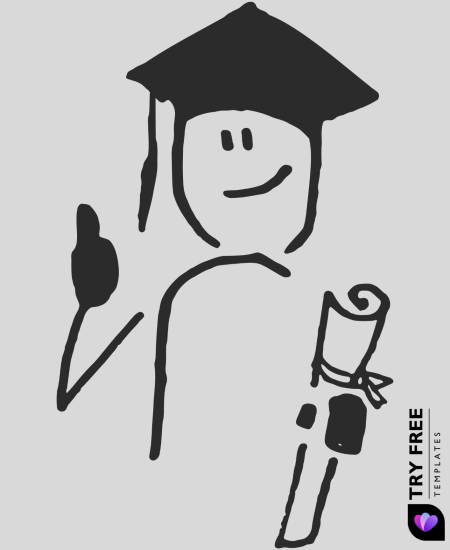 Graduate Stick Figure