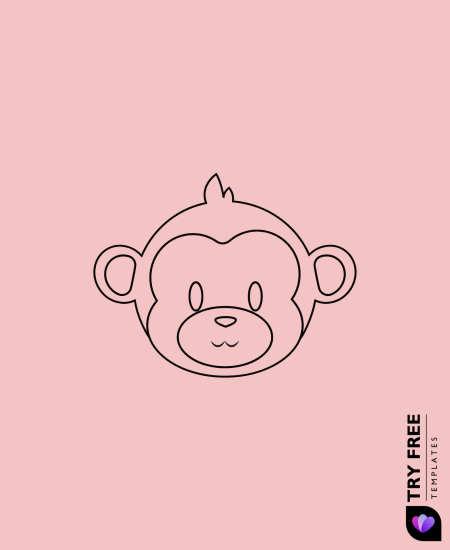 Cute Monkey Drawings