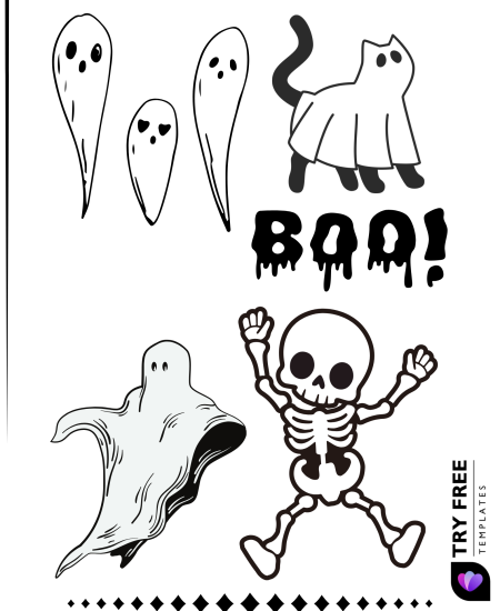 Ghostly Fun & Dancing Skeletons